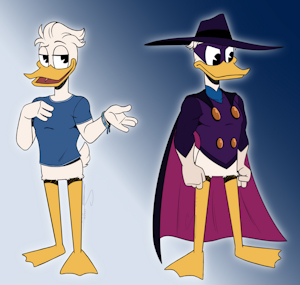 Commission - Future Dewey Duck by Tejedora