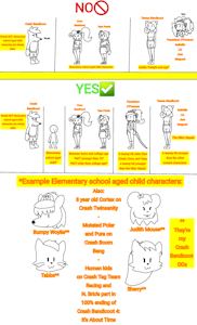 Age in height correction in Crash Bandicoot by ChelseaCatGirl