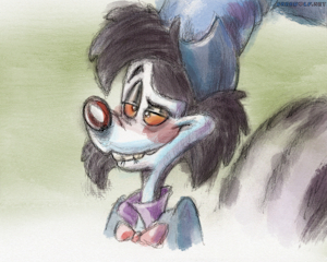 Skunky Skunk by Grrrwolf