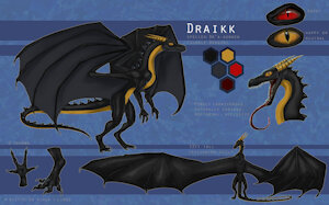 [COMM] Draikk Ref Sheet by Dragondraikk