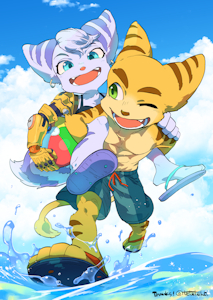 Ratchet & Rivet's vacation by darkfist