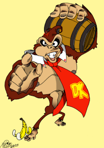 Donkey Kong December - DK by XanderDWulfe