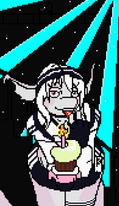 Comission - Corootai's Pixelized Birthday - by Trygge by Corootai