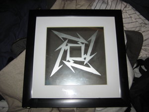 Frosted Framed Metallica by ViktorSmokyWolf