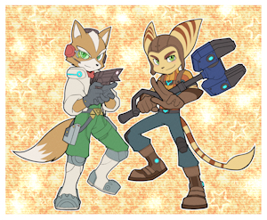Ratchet & Fox Ready for Action by darkfist