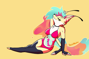 Queen Bee-lzebub by DeskManiac