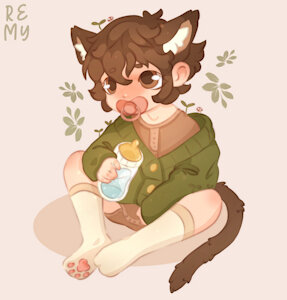 Lil Catbaby by glorpypawbs