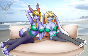 Keirani and Heidi for Artfight by Schadenfreude