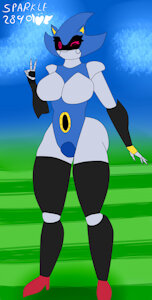 Metal Sonica (Sex doll metal sonic) by Sparkle9923