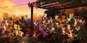 Rooftop Bar by PheagleAdler