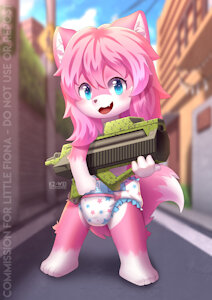 [Commission] Little Fiona's Toy by xiaoahwei