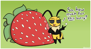 Vi finds a BIG Berry by HeshieokFasla