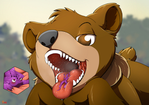 Koda's Purple Treat [by FireRai] by Pyronlilmander