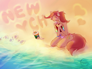 NEW YCH ... COMING SOON ☀️ by Moonyfox