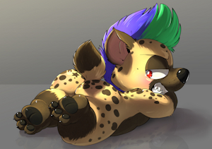 Hyena hiney by LKIWS