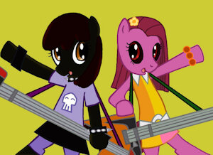 Hi Hi Puffy ZalgoBloom by PaigeInkbunnyGirl