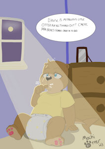 Tuckered Out by MochiOtter