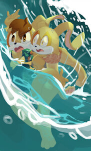 Cream and Vanilla hear the panic music by PoisonCreamRoll