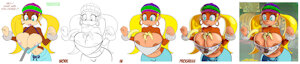 W.I.P. of Going Bananas by DeadDog2007