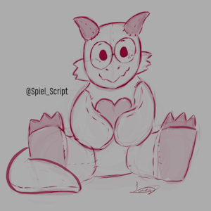 Suggestion Stream Drawings: Hug the Kobold by Lunarcey