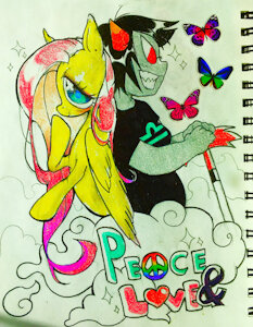 peace & love by Clownstongue