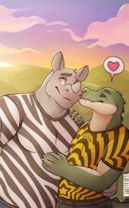 Stolen Smooch! 😘 by Mytigertail