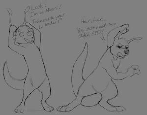 Pickles meets a meeri! by misterpickleman