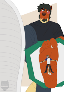 Stepped In Fox by Crocdragon
