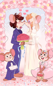 Tony and Bridget's Wedding by PyreDracofox