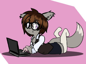 Just some wolf by FluffyAkuma