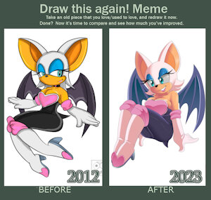 Before and After Rogue by Einslovefurry