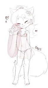 Inktober 2023 Day 5 - Sprigatito at Beach by AAS