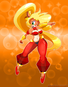 Half-Genie Bandicoot 2023 by SonicRanticoot