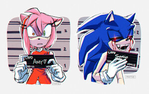 Amy and Sonic by PIKATIVE