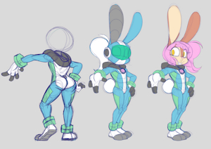 Chapter One Character Designs (early drafts) by PantyRanger