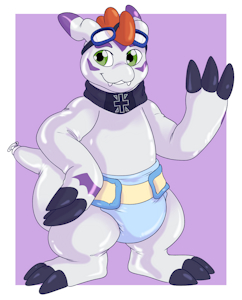 Gomamon character by Emeraldtigerknight