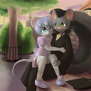 "I don't want you to leave me!" -- for MightBeFurry by Delicious