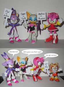 Sonic girls battle by angel85