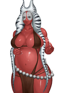 Pregnant Shaak Ti by Leonard27