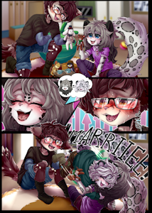 "Two snow-white trobles" [Page 1] by DeadNikki