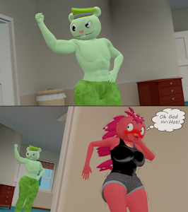 Flippy's Muscles by Skulltronprime969