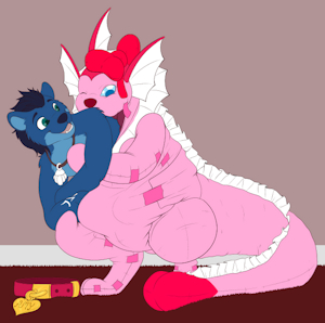 Hungry Hungry Vaporeon by joeyotter