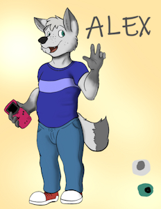 Alexander the arctic fox by supergryphon1994