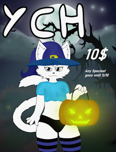 YCH Halloween by Davyluiz