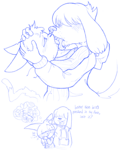 achilles and pepper kissy by GayPornAficionado