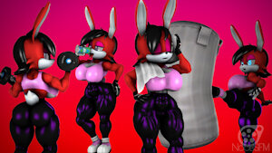 Red the Rabbit! by NewbieFoxUniverse