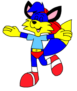 Alex the Fox in his speedo by Lightningstrike96