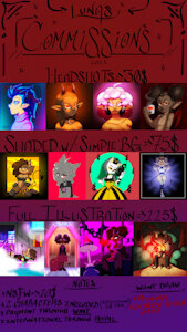Commission Sheet-2023 by SpiceSized