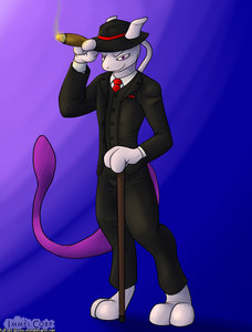 Classy Mewtwo by Immelmann