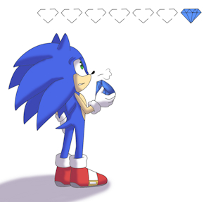 Sonic's emerald rush (part 1) by Rikika